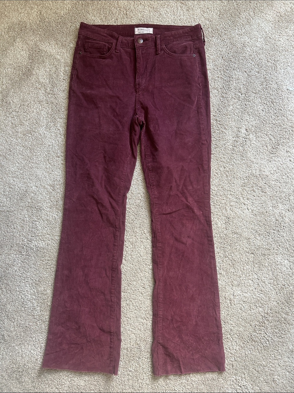 BCBGeneration Corduroy Flare Pants